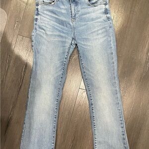 American Eagle Low-Rise Light Wash Bootcut Jeans